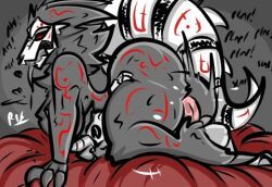 mythology, roder_vasquez, amazon_position, anthro, balls