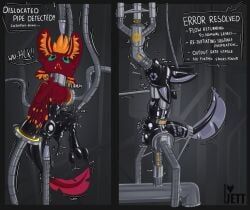 avali, perma, rubberjett, amputee, bondage