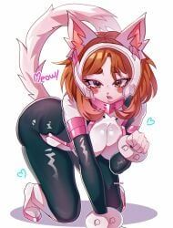 ochako_uraraka, uraraka_ochako, boku_no_hero_academia, my_hero_academia, animal_ears