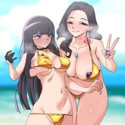 rose_woodville, digimon, digimon_beatbreak, gerusyu, 2girls