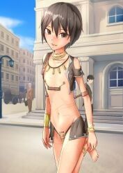 hakuyagen_(yoronbi), original, hakuyagen, 1boy, anklet