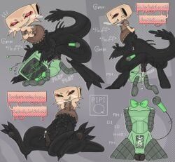 shelly_(dandy's_world), toon_(dandy's_world), twisted_shelly_(dandy's_world), vee_(dandy's_world), blushcrunch_studio