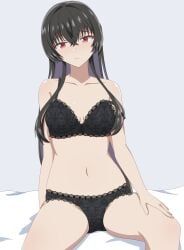 koto_satsuki, watashi_ga_koibito_ni_nareru_wake_naijan_murimuri, airei_363, 1girls, almost_naked