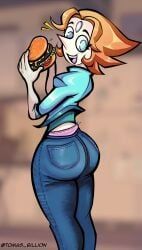 gem_(species), pearl_(steven_universe), steven_universe, tomtomtomthetom, ass_focus
