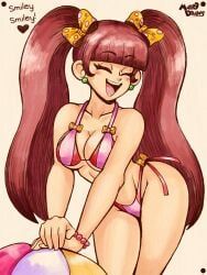 miss_candice_(omori), omori, marodraws, bikini, earrings