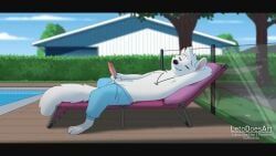 letodoesart, anthro, biped, bodily_fluids, canid