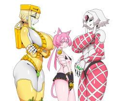 killer_queen, king_crimson, queen_crimson, the_world, diamond_is_unbreakable