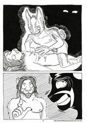 crissrudolf, animal_genitalia, anthro, balls, behind_you