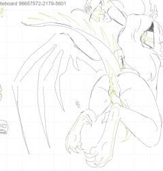 darkheart_(phighting), phighting, p0zzms00p, both_genitalia, feet