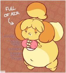 isabelle_(animal_crossing), animal_crossing, skullgeist, 1girls, anthro