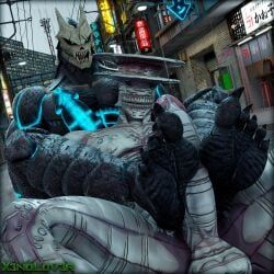 hibino_kafka, kafka_hibino, kaiju_no.8_(kafka), kaiju_no.9, kaiju_no.8