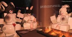 tundra_(hecahhte), roblox, hecahhte, 3futas, black_hair