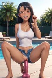 hayase_nagatoro, please_don't_bully_me,_nagatoro, r34arts, 1girls, :d