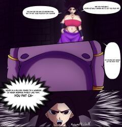 caulifla, champa, dragon_ball, dragon_ball_super, 1boy