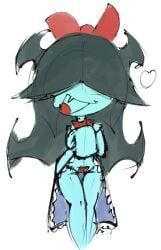 aqua_(deltarune), deltarune, deltarune_chapter_5, psychone, 1girl