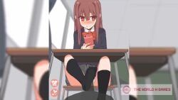 everyday_sexual_life_with_a_sloven_classmate, cum, feet, feetjob, long_hair