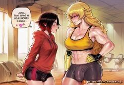 lilac, ruby_rose, yang_xiao_long, rwby, amadeus_v
