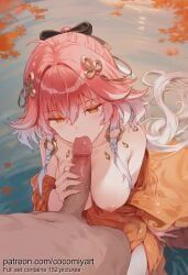 changli_(wuthering_waves), wuthering_waves, cocomiyart, 1boy, 1girl