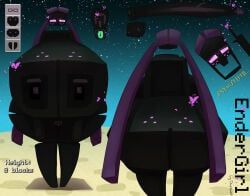 enderman, enderwoman, minecraft, dafqwet, 1girls