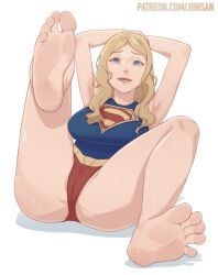 supergirl, dc_comics, superman_(series), jiinsan, barefoot
