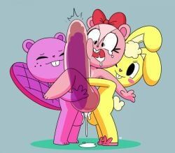 beavis, cuddles_(htf), giggles, giggles_(htf), toothy_(htf)