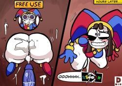 pomni_(the_amazing_digital_circus), the_amazing_digital_circus, d-nix, ass, female