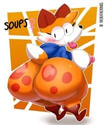 soups_(superiorfox), stew_(superiorfox), thedeathcrow05, blushing, breasts