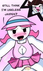 jaiden, jaiden_(jaiden_animations), rosie_richmond_(fossil_fighters), fossil_fighters, jaiden_animations