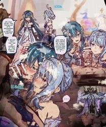 aether_(genshin_impact), odette_(genshin_impact), vodyanitsa, genshin_impact, hoyoverse