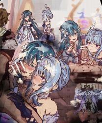 aether_(genshin_impact), odette_(genshin_impact), vodyanitsa, genshin_impact, hoyoverse
