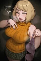 ashley_graham, ashley_graham_(ella_freya), leon_scott_kennedy, capcom, resident_evil