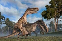 animal_only, breeding, cinema_4d_(artwork), daz_studios, dinosaur