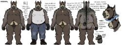 ali_(nastyspook), nastyspook, anthro, balls, belly
