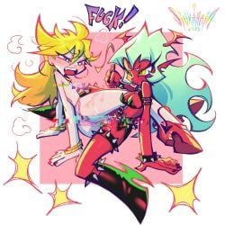 panty_anarchy, scanty_daemon, panty_&_stocking_with_garterbelt, sinkaraia, 2girls