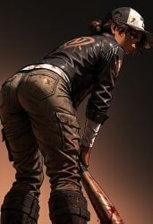 clementine_(the_walking_dead), the_walking_dead, the_walking_dead_game, 1girls, ass