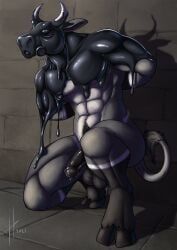 hufnaar, abs, animal_genitalia, animal_penis, anthro