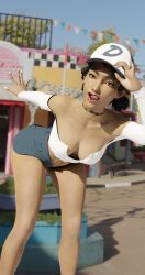 clementine_(the_walking_dead), the_walking_dead, the_walking_dead_game, frostedzai_(artist), bare_shoulders