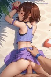 kairi, kingdom_hearts, 1girl, anal, anal_sex