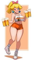 princess_peach, hooters, nike, nintendo, super_mario_bros.