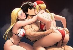 andy_bogard, kenshiro, terry_bogard, fatal_fury, fatal_fury:_city_of_the_wolves