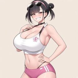 sora_(nikke), sora_(spring_flight)_(nikke), goddess_of_victory:_nikke, 1girl, :d