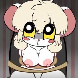 lorna_(terrible_mouse), terrible_mouse, 1girls, boobs_out, furry_female