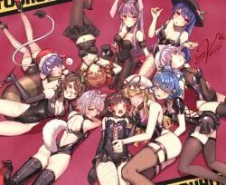 doremy_sweet, letty_whiterock, mamizou_futatsuiwa, momiji_inubashiri, reimu_hakurei