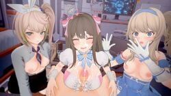 k2_(girls'_frontline), sharkry_(girls'_frontline_2), vepley_(girls'_frontline_2), yoohee_(girls'_frontline_2), girls'_frontline