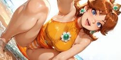 princess_daisy, mario_(series), nintendo, armpits, ass