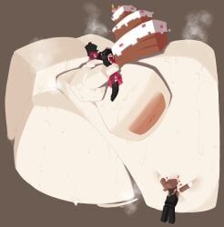 gore_(gorestuffed), minecraft, koi_alive, 1boy, 1girls