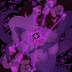 void_opossum, american_opossum, anthro, blood, blood_on_face