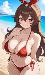 amber, amber_(genshin_impact), mondstadt_girls, bluesky, genshin_impact