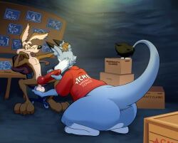 alex_the_rubikang, rubikang, wile_e._coyote, looney_tunes, warner_brothers
