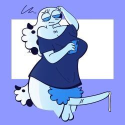anthro, balls, big_balls, big_penis, black_spots